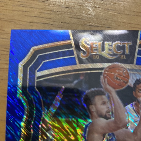 Stephen Curry 2020-21 Select Blue Shimmer Parallel Select Company #14 - Picture 4 of 6